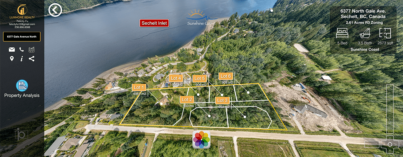 Luxmore Realty 3D map application