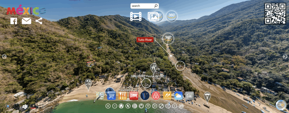 Yelapa virtual reality map application
