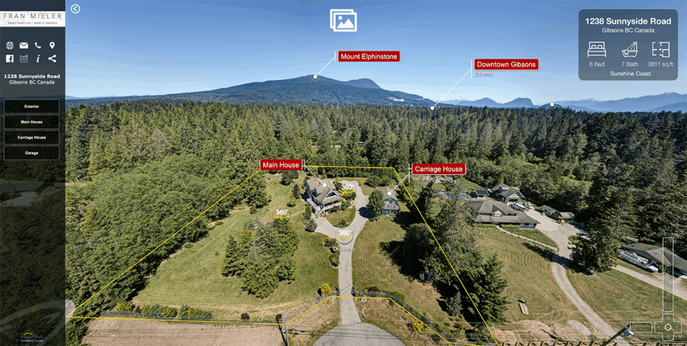 Fran Miller real estate virtual reality map